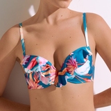 Lisca Swimwear Rimini blue push up bikini bra