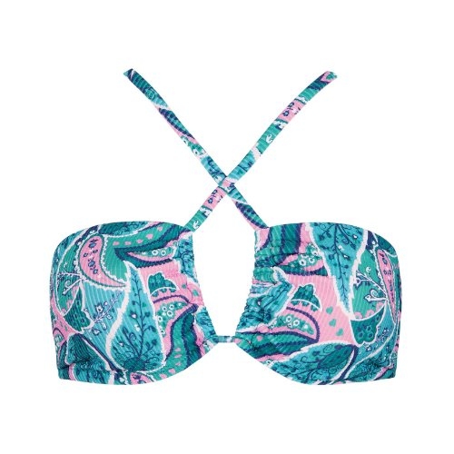 Lisca Swimwear Kavala tropical sea soft-cup bikini bra