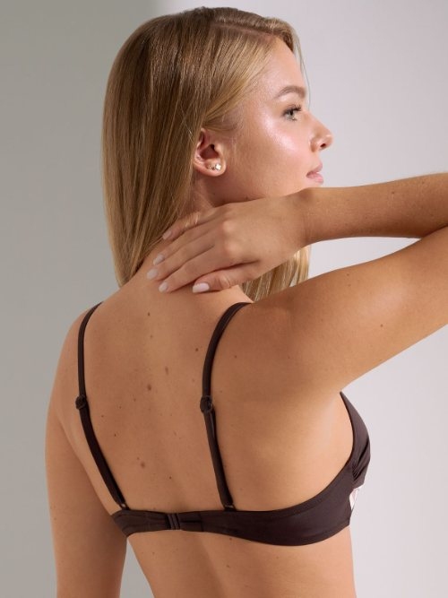 Lisca Swimwear Toulouse brown padded bikini bra