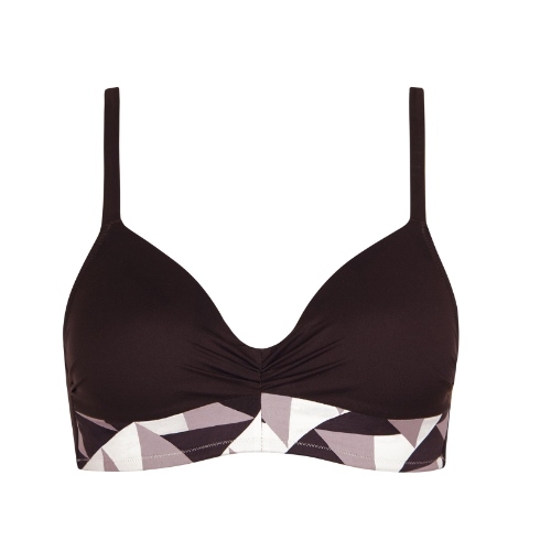Lisca Swimwear Toulouse brown padded bikini bra