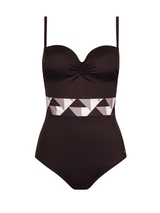 Lisca Swimwear Toulouse brown bathingsuit