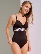 Lisca Swimwear Toulouse brown bathingsuit