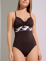 Lisca Swimwear Toulouse brown bathingsuit