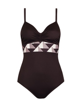Lisca Swimwear Toulouse brown bathingsuit
