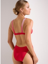 Lisca Swimwear Quito red soft-cup bikini bra