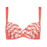 Lisca Swimwear Iceland coral soft-cup bikini bra