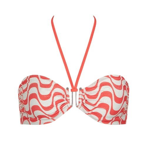 Lisca Swimwear Iceland coral soft-cup bikini bra