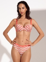 Lisca Swimwear Iceland coral bikini brief