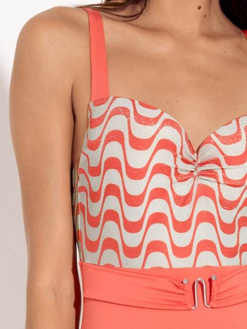 Lisca Swimwear Iceland coral bathingsuit