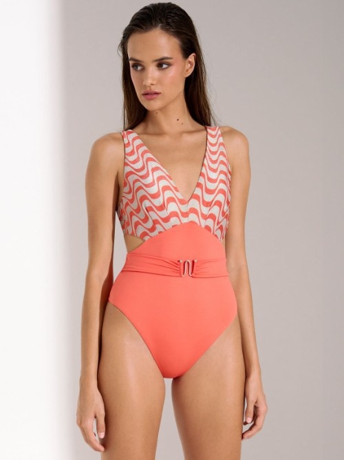 Lisca Swimwear Iceland coral bathingsuit