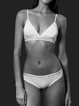Chicamala Basic white non-padded bra