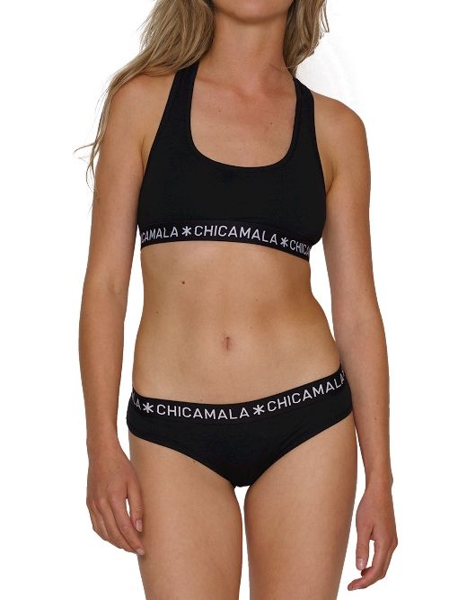 Chicamala Basic black non-padded bra