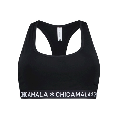 Chicamala Basic black non-padded bra