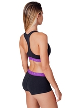 Chicamala Solid black short