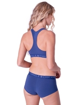 Chicamala Solid blue/green short