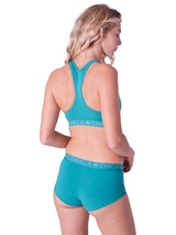 Chicamala Solid blue/green short