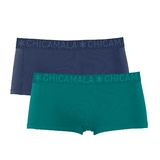 Chicamala Solid blue/green short