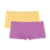 Chicamala Solid yellow/pink short