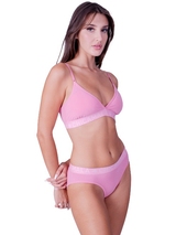 Chicamala Solid pink/green brief