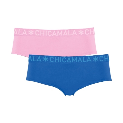 Chicamala Solid blue/pink brief
