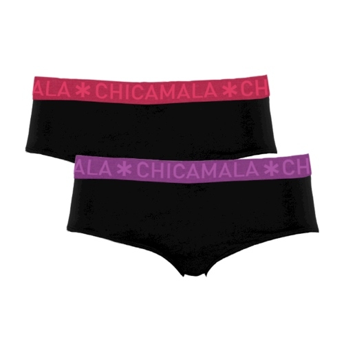 Chicamala Solid black brief