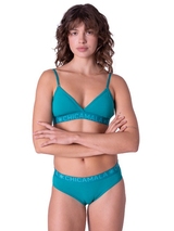 Chicamala Solid blue/green brief