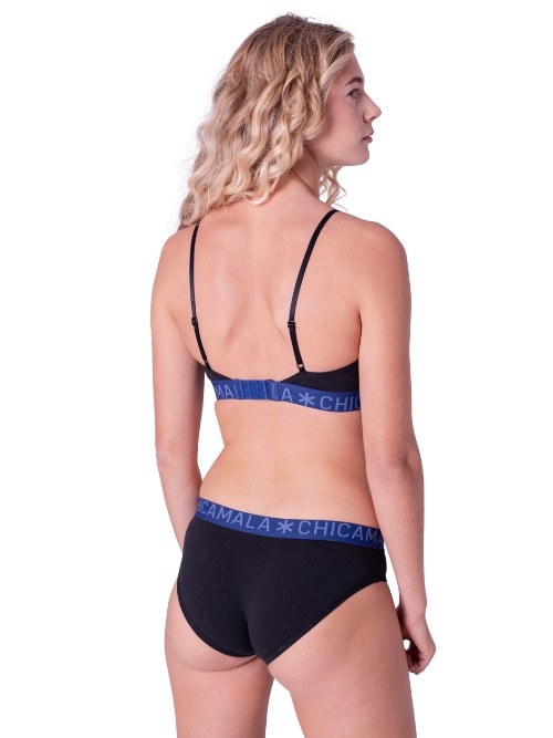 Chicamala Solid black brief