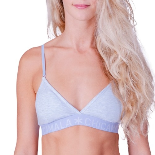 Chicamala Solid blue non-padded bra
