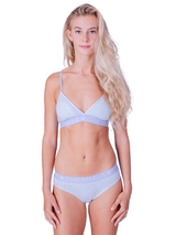 Chicamala Solid blue non-padded bra