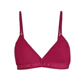 Chicamala Solid red non-padded bra