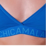 Chicamala Solid blue non-padded bra