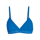 Chicamala Solid blue non-padded bra