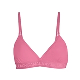 Chicamala Solid pink non-padded bra