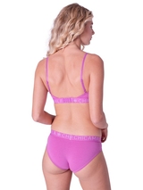 Chicamala Solid purple non-padded bra