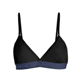Chicamala Solid black/green non-padded bra