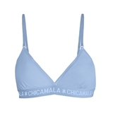 Chicamala Solid baby blue non-padded bra