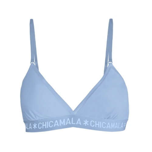 Chicamala Solid baby blue non-padded bra