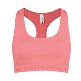 Chicamala Solid coral non-padded bra