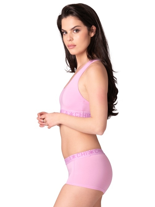 Chicamala Solid pink non-padded bra