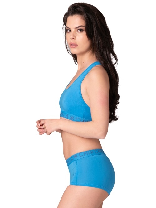 Chicamala Solid blue non-padded bra