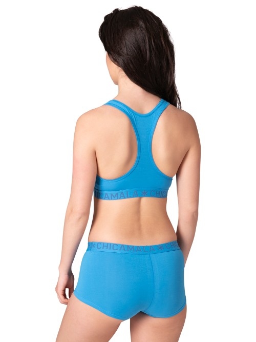 Chicamala Solid blue non-padded bra