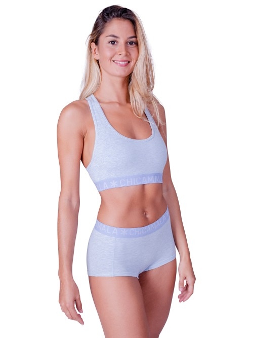Chicamala Solid blue non-padded bra
