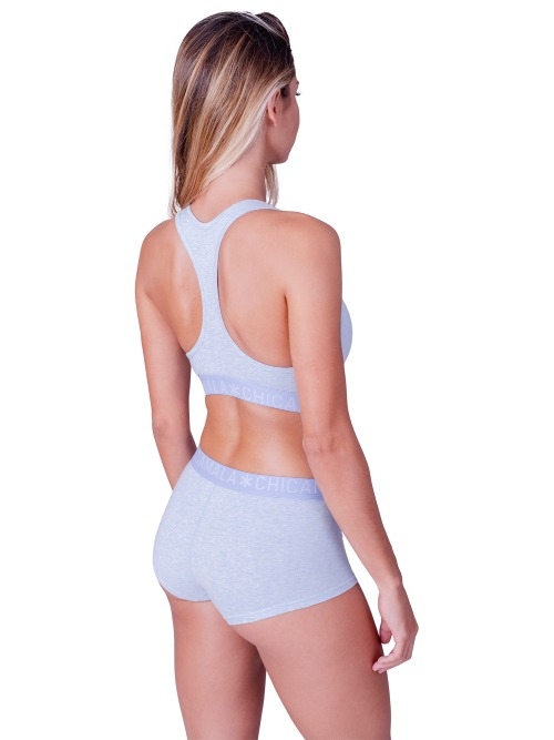 Chicamala Solid blue non-padded bra