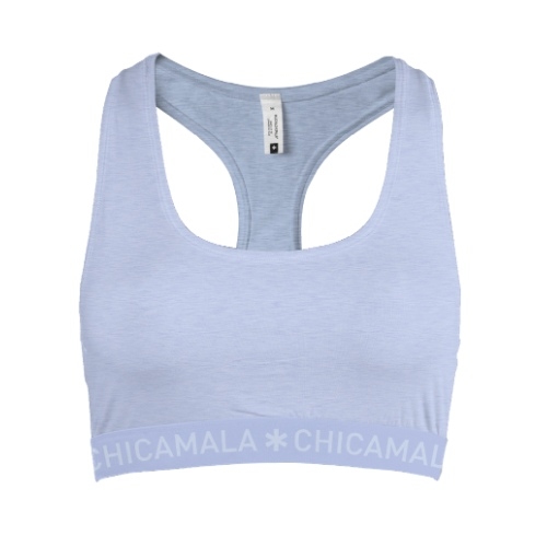 Chicamala Solid blue non-padded bra
