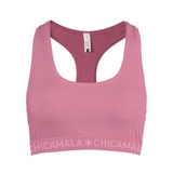 Chicamala Solid pink non-padded bra
