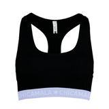Chicamala Solid black/blue non-padded bra