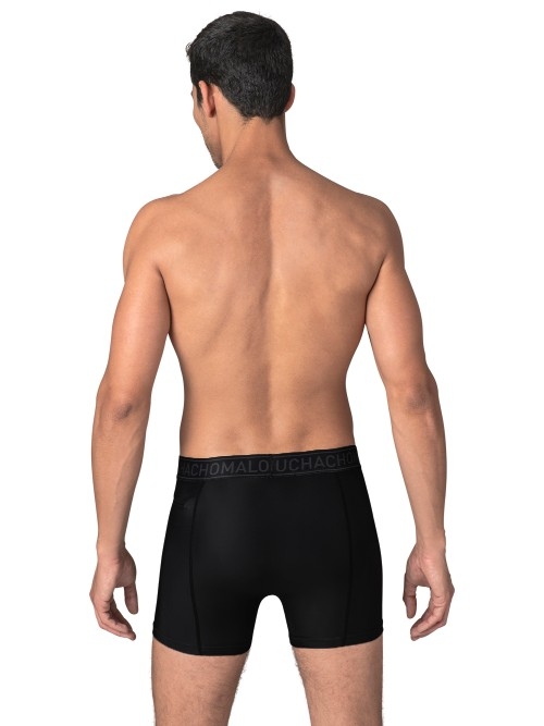 Muchachomalo Solid  black swim boxer