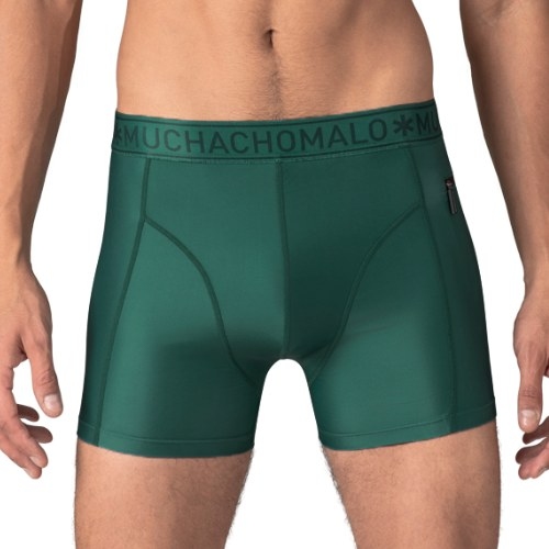 Muchachomalo Solid  green swim boxer