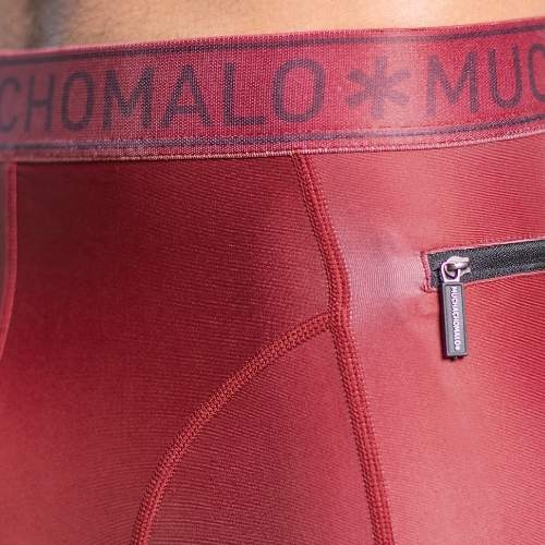 Muchachomalo Solid  red swim boxer