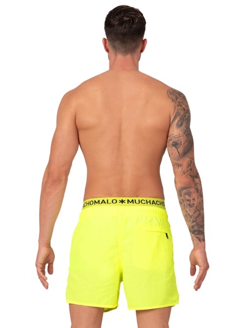 Muchachomalo Solid  neon yellow swimshort